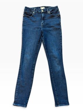 Good American Good Legs Skinny Jeans Size 6/28 Dark Wash Blue224